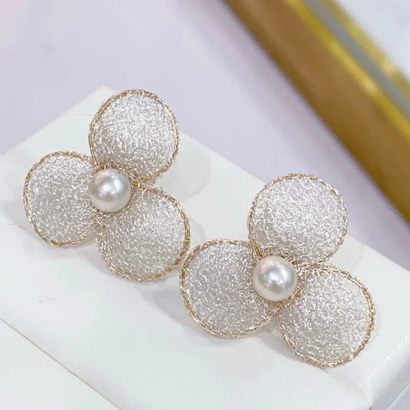 

SGARIT Natural Freshwater Women's Pearl Earrings 14k Filled Gold Ear Buckle Party Holiday Jewelry Gifts SE22