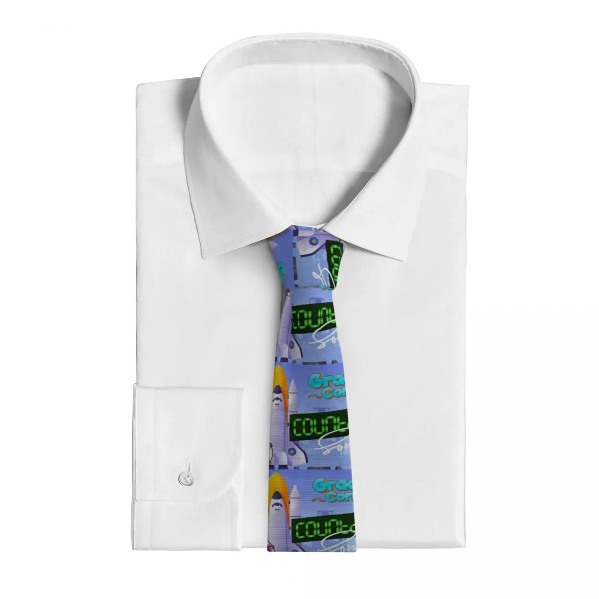 Funny Gracies Corner Pupil  Necktie for Men Silk Polyester Slim Neck Ties Party Accessories Tie Classic Gravatas