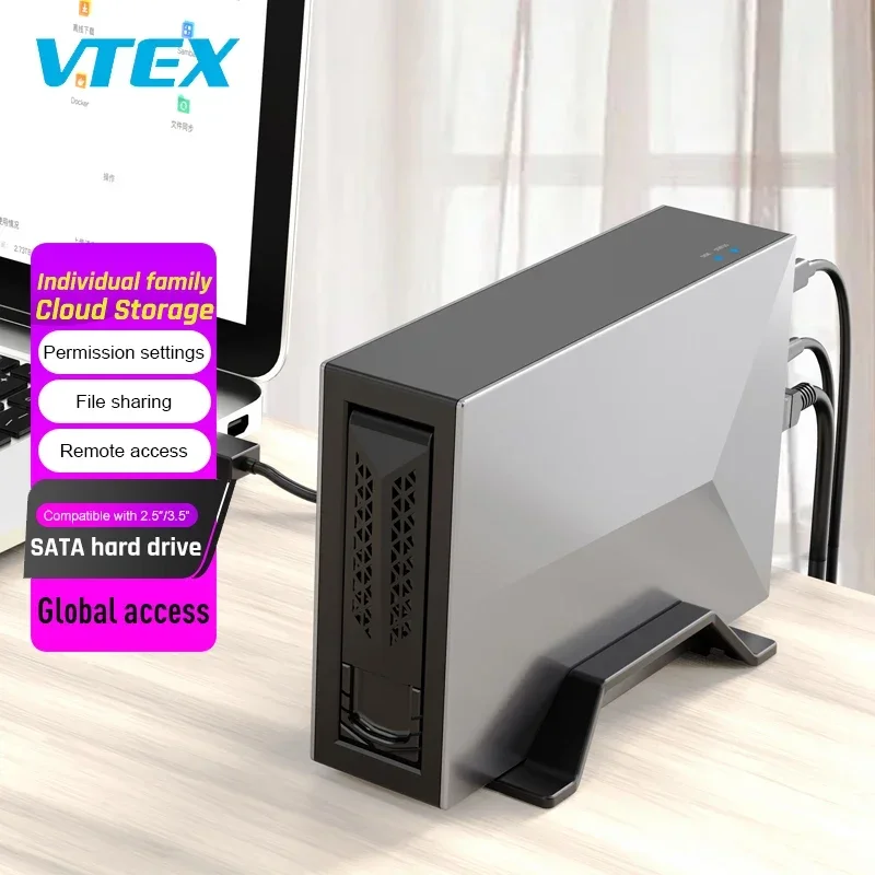 Hot Nas Personal Private Cloud Network Attached Storage Device Storage Mobile Hard Disk Network Home Nas Diskless