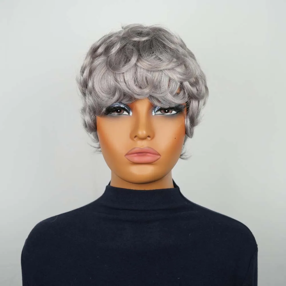 Short Pixie Cut Wig… - image