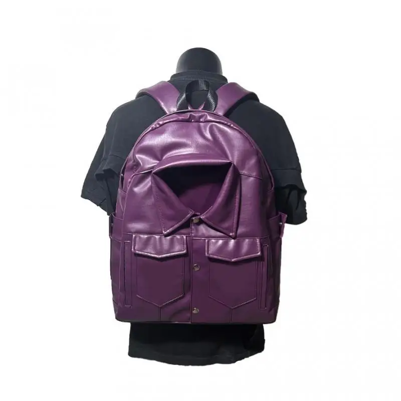 

Модный женский рюкзак из блестящей лакированной кожи с большим объемом, модель 2026 года, новый дизайн