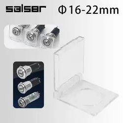 Plastic Protective Transparent Cover For 16/19/22mm DIY Metal Buzzer Indicator LED Flash Light Button Switch A Burglar Alarm