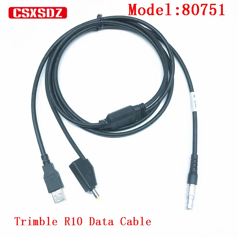 

NEW Trimble 80751 GNSS GPS RTK R10 data power cable Trimble GPS to PC and external power adapter 12VDC