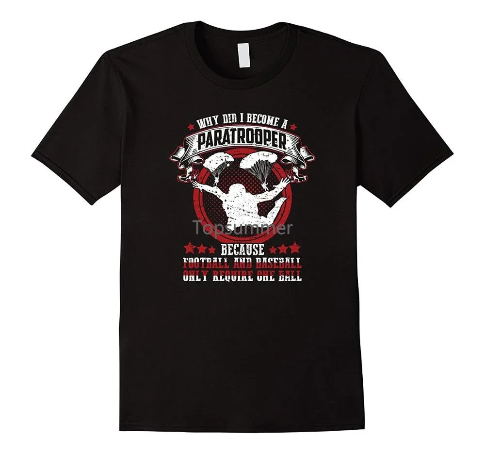 

2019 New Men Summer Tee Shirt Funny 82Nd 101St Airborne Paratrooper Military T Shirt Funny T-Shirt