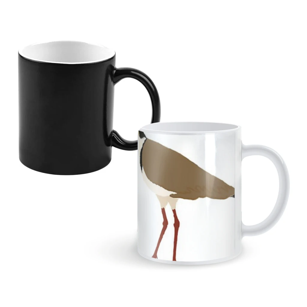 

Plover (Masked Lapwing)Coffee Mugs And Mug Creative Color Change Tea Cup Ceramic Milk Cups Novelty Gifts