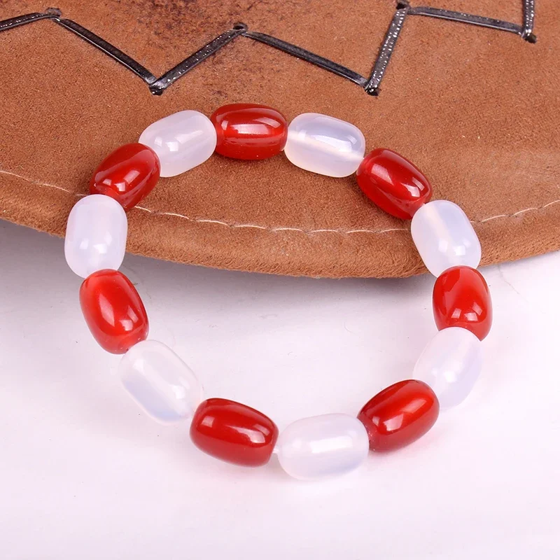 Japan Anime Portgas D Ace Luffy Bracelet Red Beads Agate Cosplay Prop Jewelry Decor Jewellery for Girl Hot Gifts