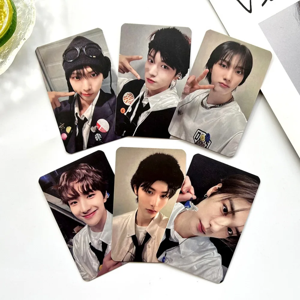 6pcs KPOP BOY NEXT DOOR Debut Album WHY! Photocards BOYNEXTDOOR SunGho Selfie LOMO Cards LEEHAN WOONHAK TAESAN Fans Collection