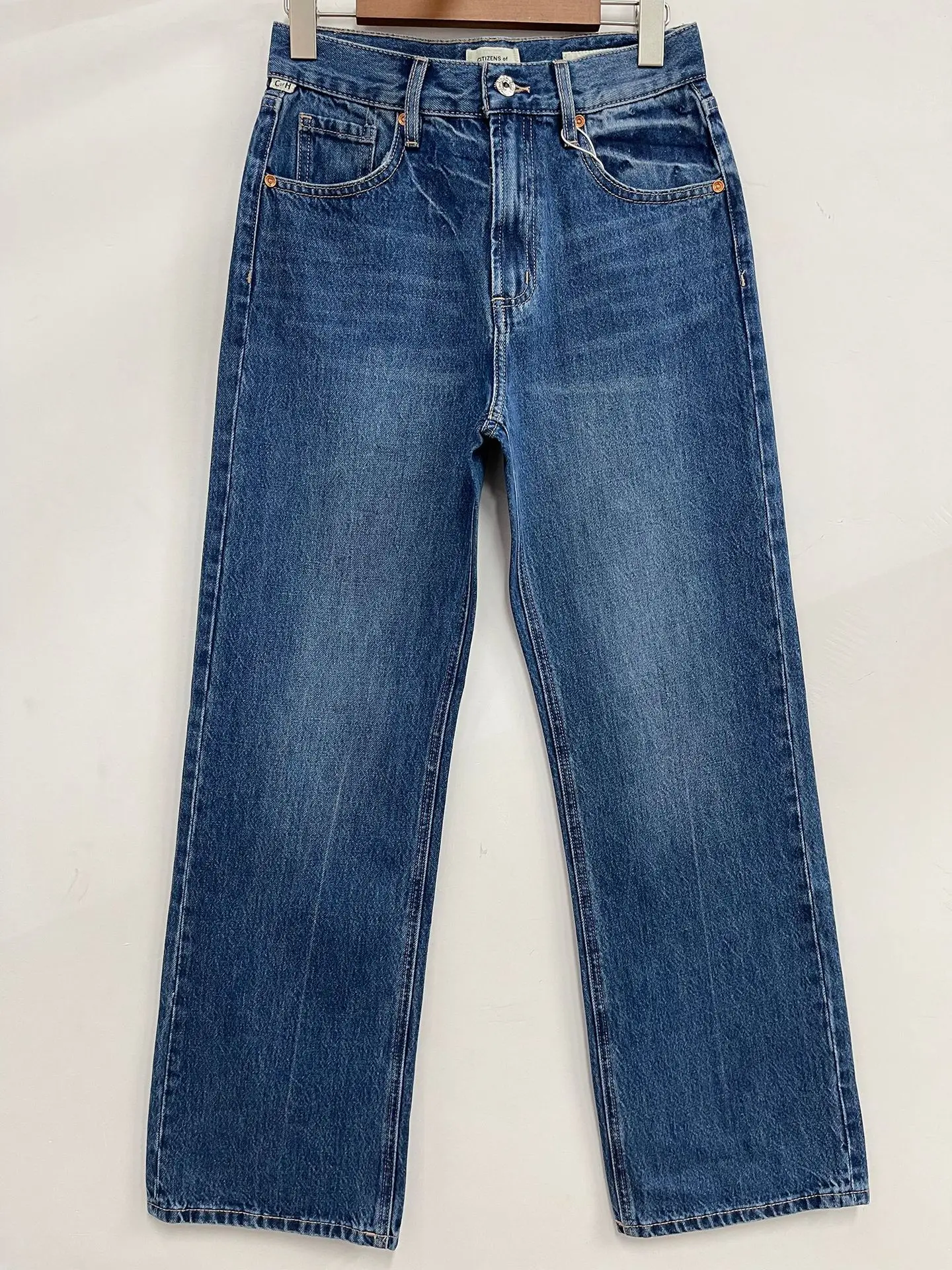 Vrouwen Jeans Hoge Taille Niet-Elastische Wijde Pijpen Flare Denim Broek 2023 Nieuwe