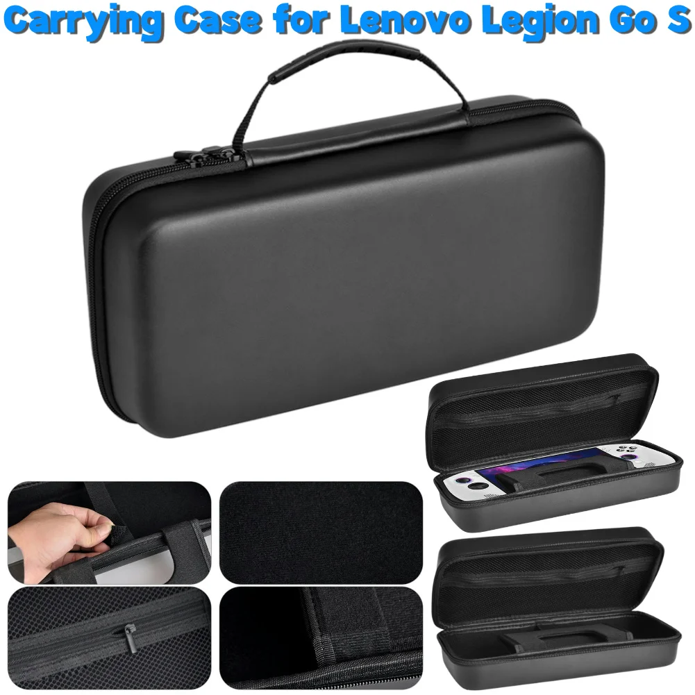 

Чехол для Lenovo Legion Go S, сумка для переноски портативной игровой консоли, противоударный дорожный жесткий чехол из ЭВА, защитный чехол от падений