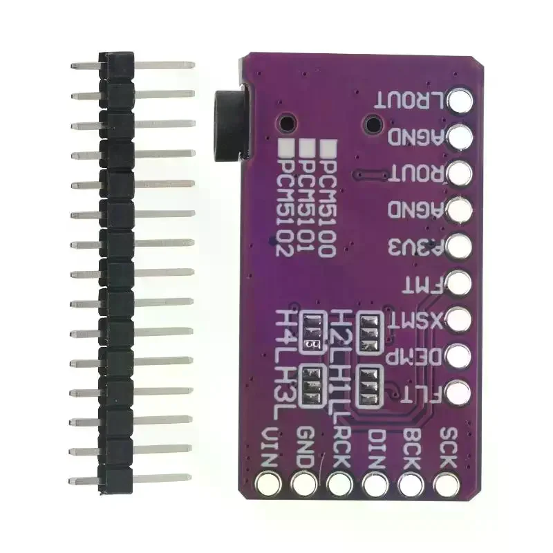 1Set PCM5102 Interface I2S DAC Decoder Player Module For Raspberry Pi PHAT Format Board Digital Audio Board
