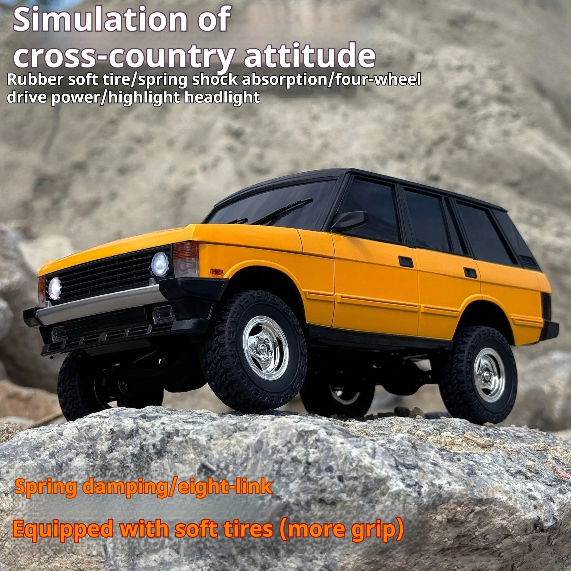 LDRC LD18401 1/18 Simulation tout-terrain télécommande voiture Range Rover modèle Rc voiture d'escalade véhicule à quatre roues voiture jouet pour enfants