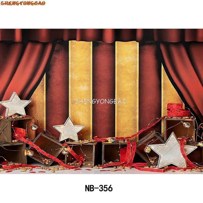 Shengyongbao ฉากหลังสำหรับวันอีสเตอร์มีความสุขสำหรับถ่ายรูปวันเกิดทารกแรกเกิดกองหญ้าไม้อุปกรณ์ประกอบฉาก YXX-64