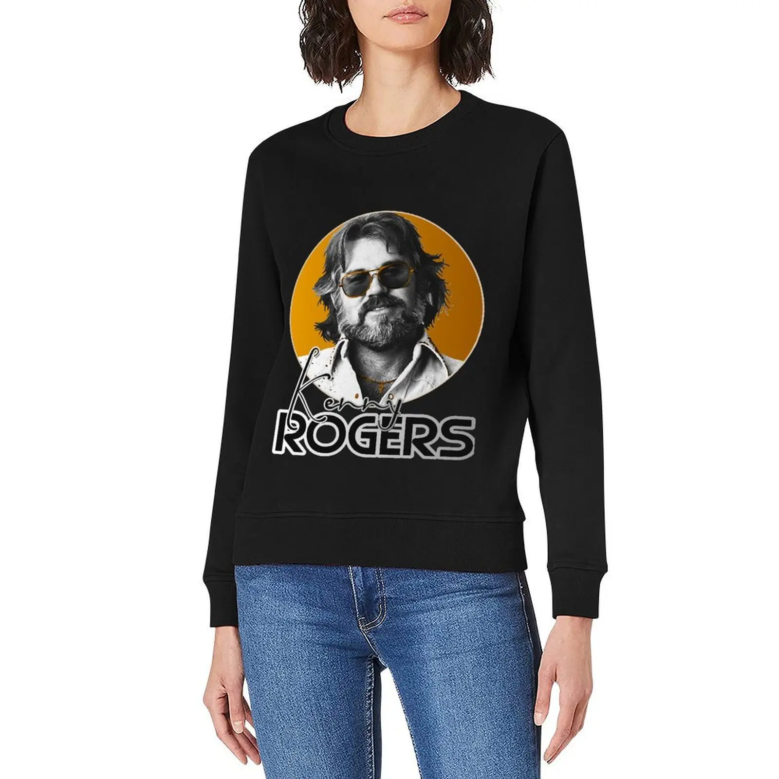 Retro Kenny Rogers Country Gold Musician Pullover men's autumn clothes anime clothes tracksuit blouse autumn sweatshirt