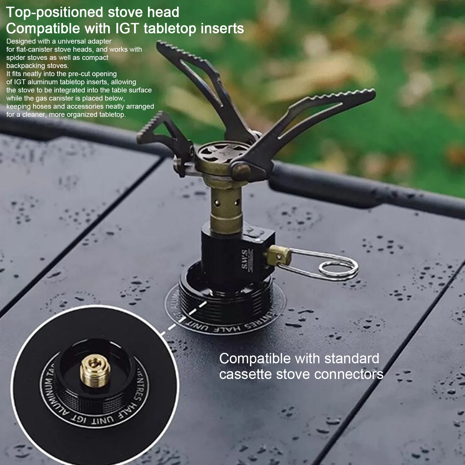 Camping Stove Tabletop Organiz - Camping Cooking Flat Top recension och pris