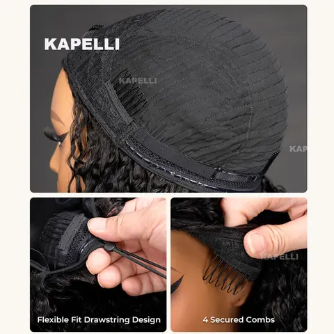 8 best sales kinky lockig mänsklig peruk - №6