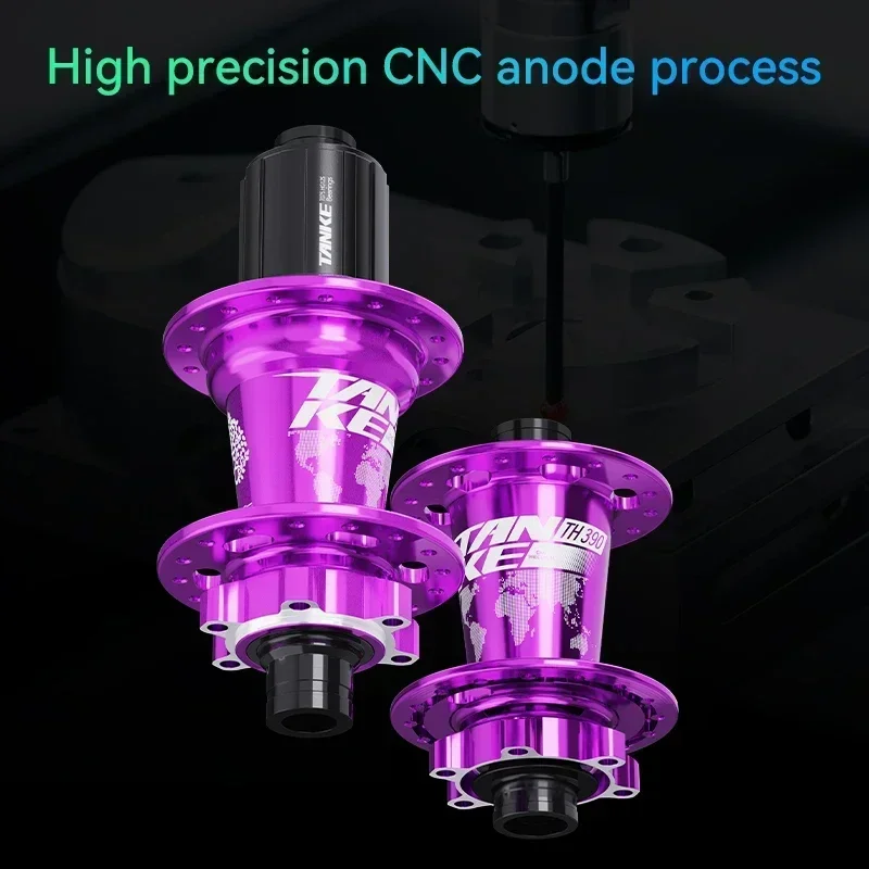 TANKE 120 Click Hub 6 Bearing MTB Hub Front Rear 28 32 36 Holes Disc Brake Mountain Bicycle Hubs 7 8 9 10 11 12 Speed Bike parts image 5