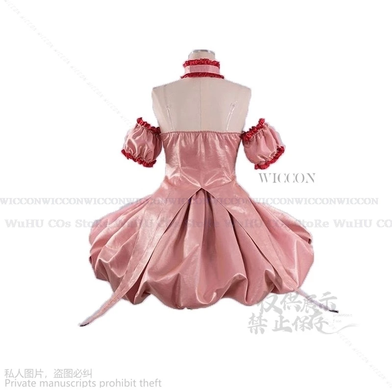 TakMew Mew Momomiya Ichigo Cosplay Costumes pour femmes, robe rose Anime, perruque Neko, uniforme mignon Kawaii Cos Harvey