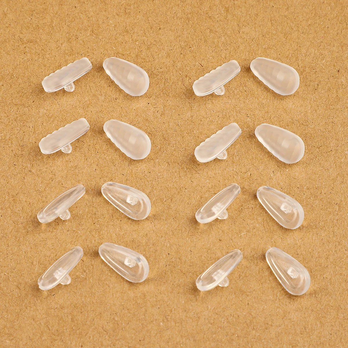 

Nose Pads for Oakley Slender OX8193 Plier OX5142 Seller OX3248 Fuller OX3227 Frame, Clear Replacement Nose Piece Guards