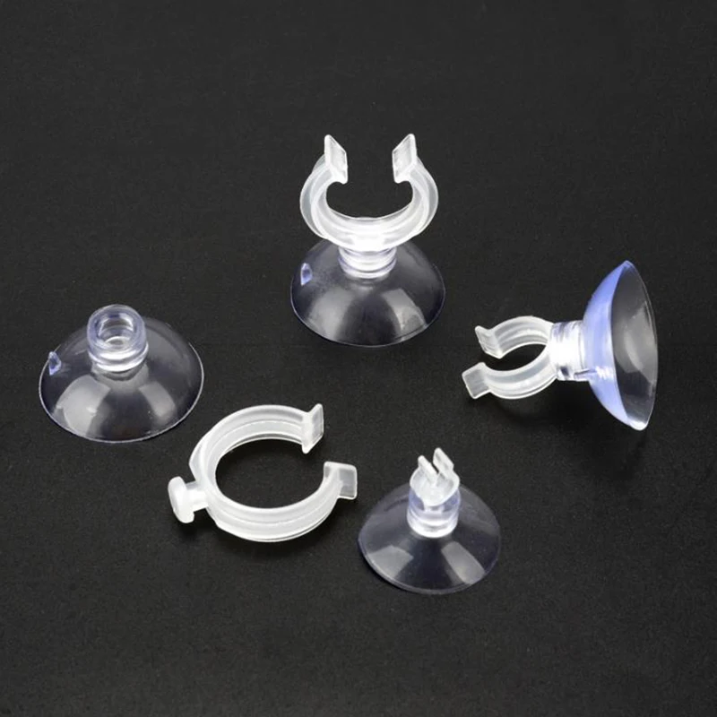 

5pcs Aquarium Suction Cup Air Tube Holder Sucker for Fish Tank Pump Oxygen Air Tube Fixing Clip 4/5mm Accessories