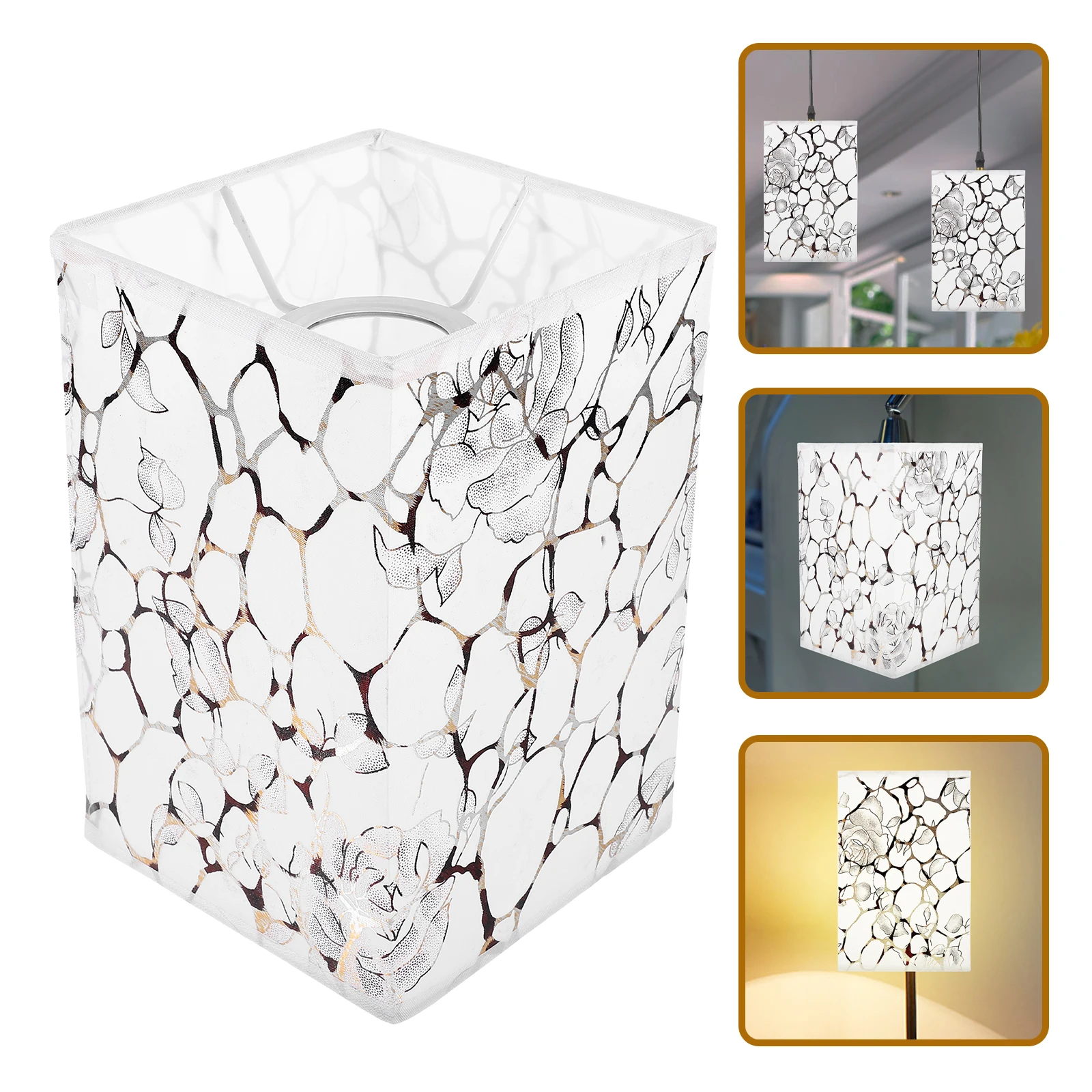 

Anti-Glare Lampshade For Floor Lamp Cloth Iron Fabric Light Cover Pvc Sturdy Replacement Shades Decorative Indoor Barrel Drum