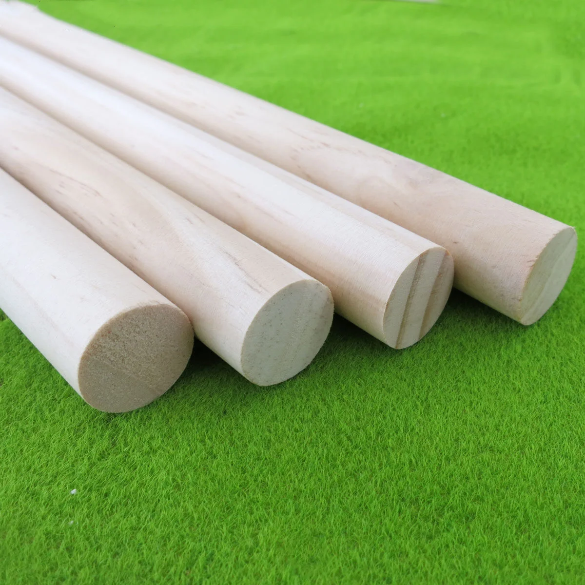 1Pcs 20mm Pine Wood Round Rods Diameter 10-100cm Length DIY Craft Sticks Solid Wood Cylinders for Handmade Model Making Supplies