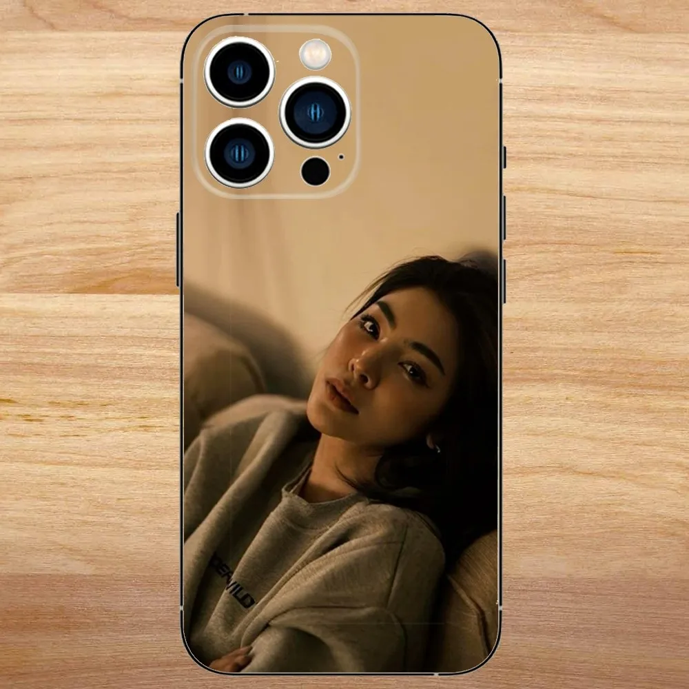Faye Peraya Malisorn Phone Case For iPhone15,14,13,12,11,Pro,Max,Plus,Mini,X,XS,XR,8,7,6,S,Plus,SE Soft Black Case
