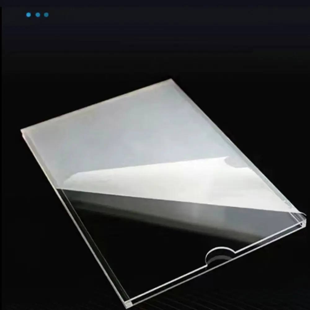 Acrylic Label Holder Self-Adhesive Double Layer Card Holder Clear Multifunctional Price Tag Display Holder Card Display