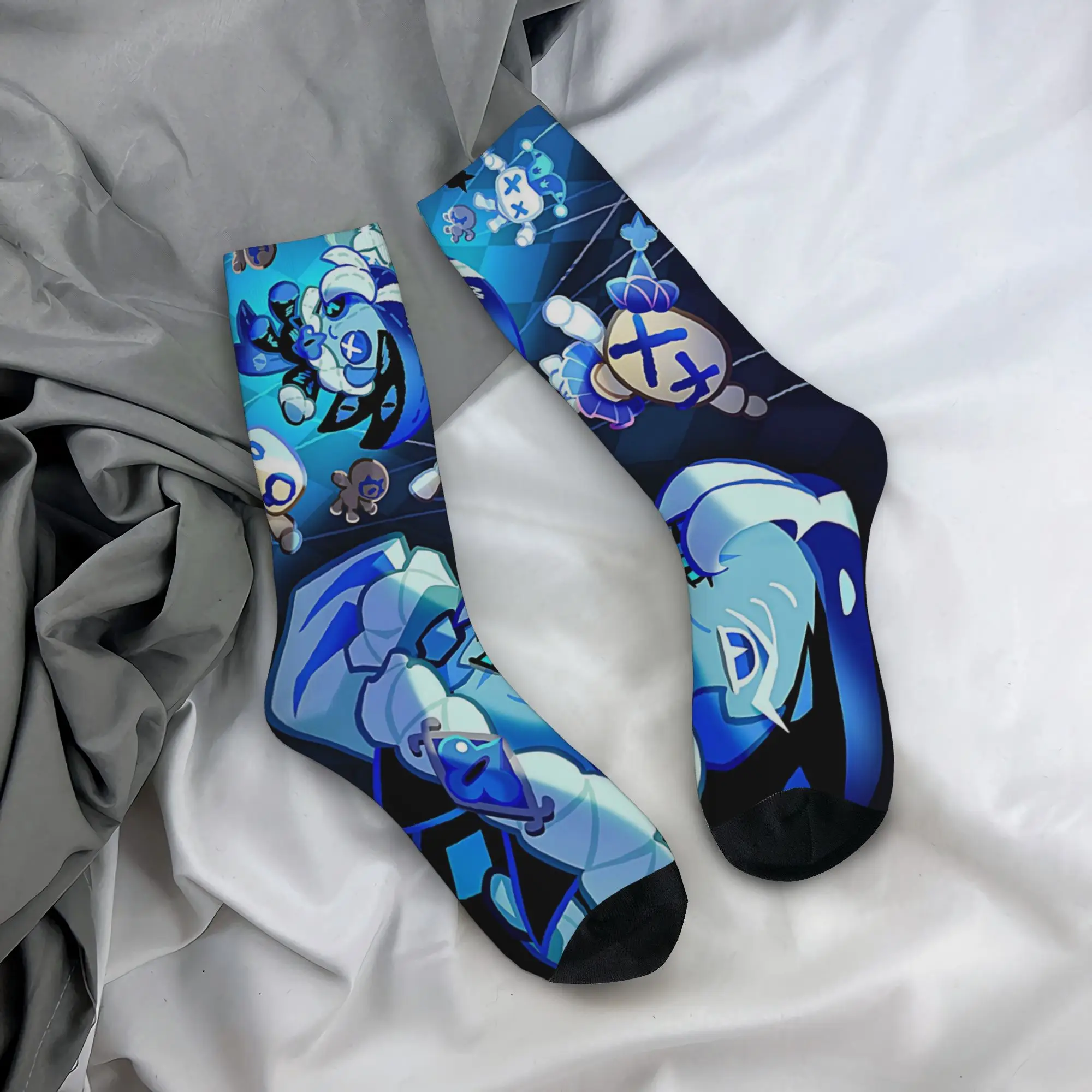 Shadow Milk Cookie Accessories Men Women Socks Sweat Absorbing  Sport Crew Socks Comfortable Birthday Gifts Idea