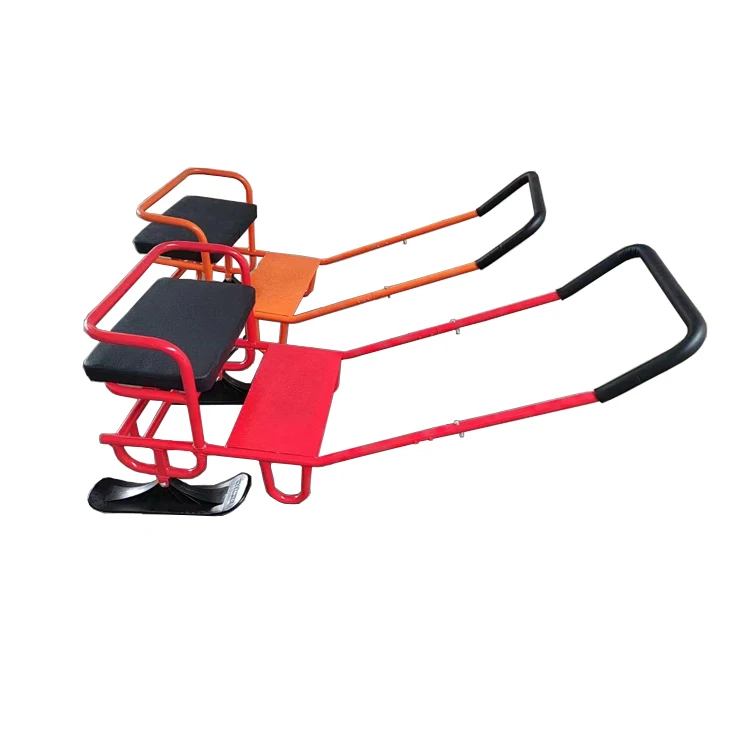 

Outdoor Sports Skating Car Sliding Plough Winter Skating Ski Small Rickshaw Children Single Ice Car Ice Sled