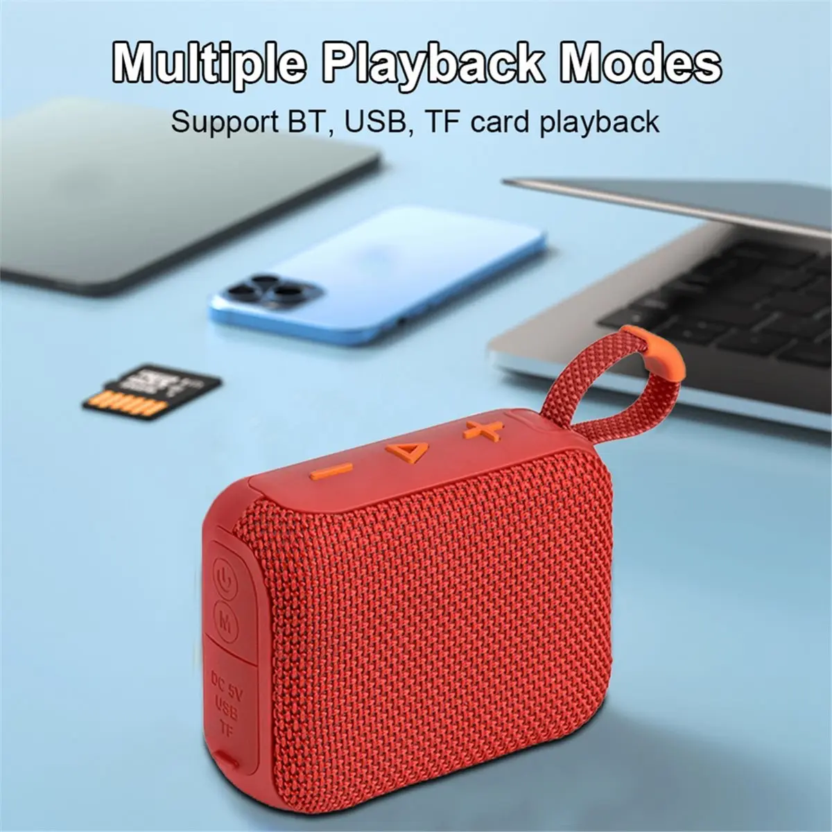 

GO4 Мини Bluetooth-динамик Открытый беспроводной портативный водонепроницаемый сабвуфер Домашний настольный динамик с возможностью подключения