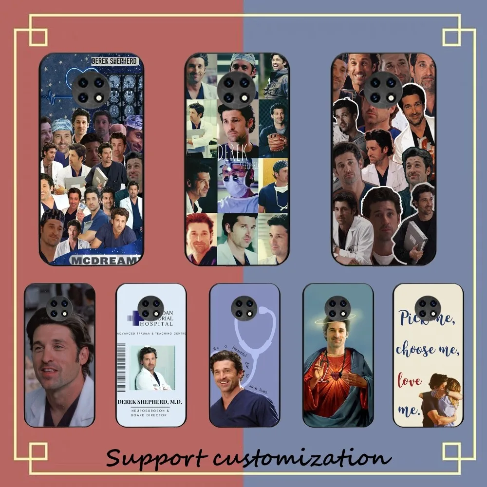 

Derek Shepard Grey Anatomy Phone Case For Redmi 5 6 7 8 9 10 Plus Pro 6 7 8 9 A GO K20 K30 K40 Pro Plus F3 Fundas