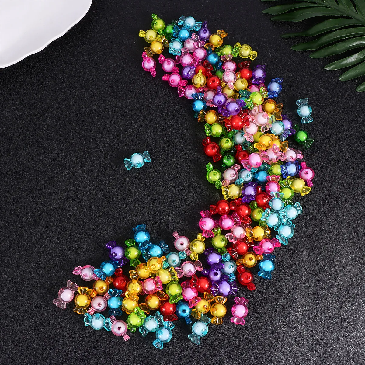 Jewelry Making Ideas With Beads - Набор акриловых бусин в форме конфет