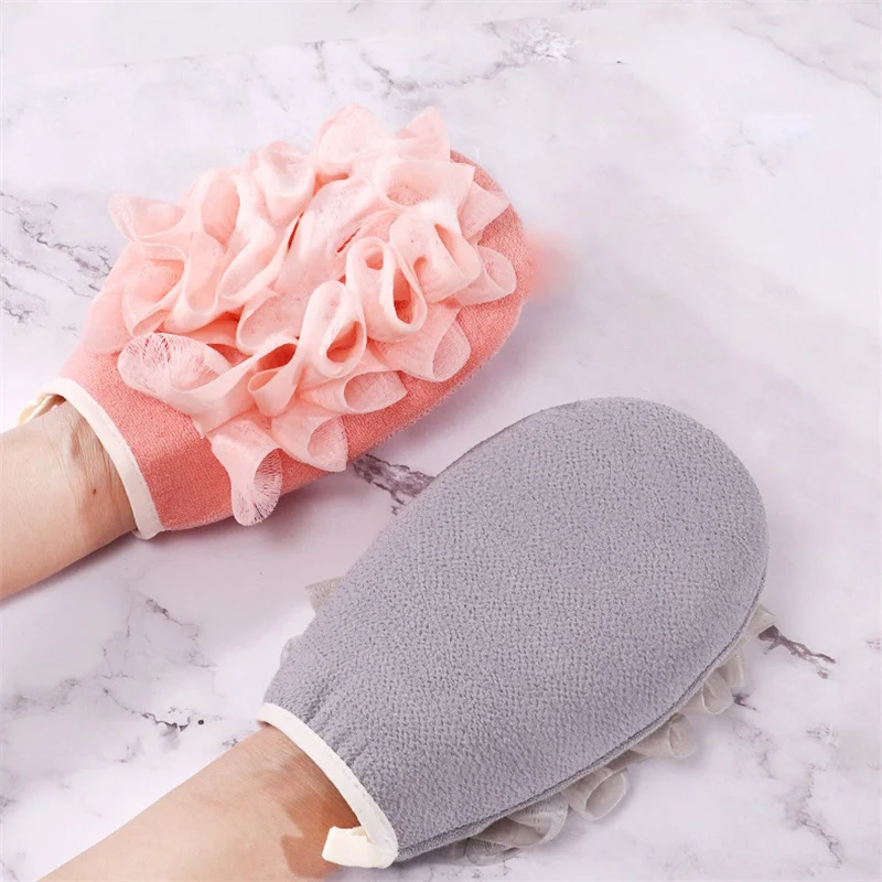 Exfoliating Gloves Body Cleaning Bath Flower Bathroom Shower Ball Body Scrubber Bath Sponge Towel Bathroom Tool