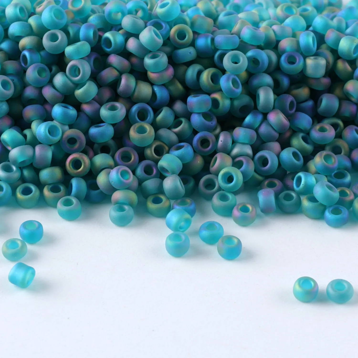 Hochwertige CJ 11/0 Mattierte Rocailles-Perlen für Schmuckherstellung, 10g/Röhrchen, Geeignet für Alle Arten von DIY-Bastelarbeiten – Detail 20