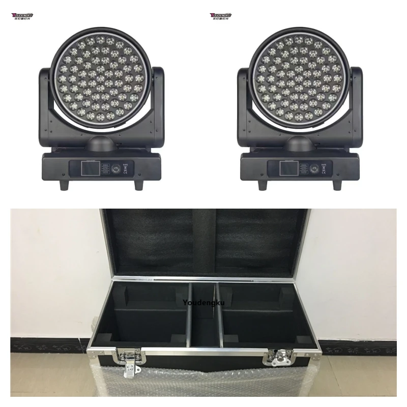 

2 pieces with flycase Moving Head Beam New Light Led Wash Zoom 61 x 30 Watt RGBW Dj Focusing zoom Dyeing Light