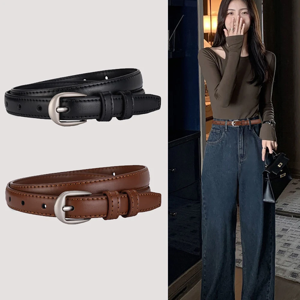 Women's Retro Pin Buckle Belt Fashionable And High Quality W