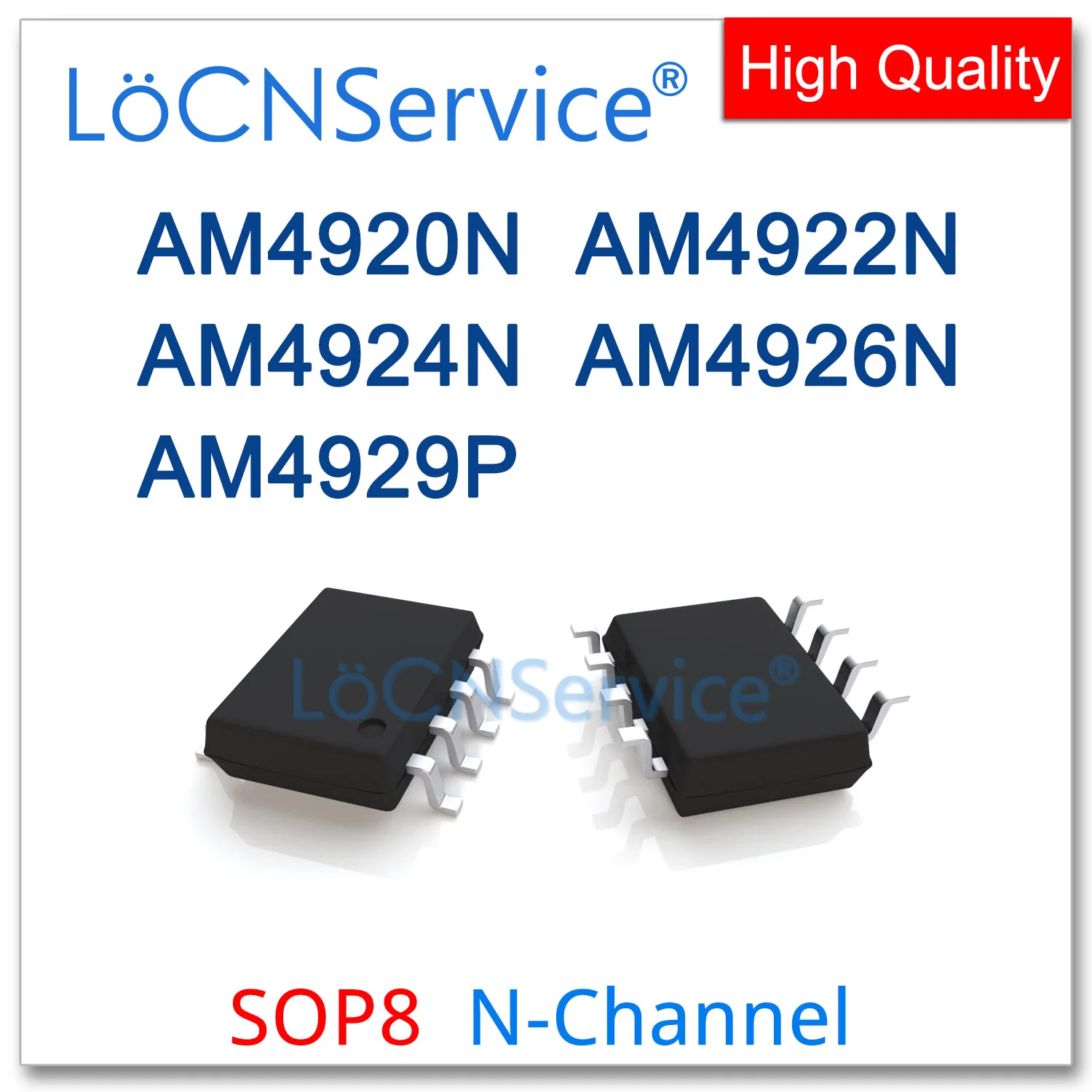 

LoCNService 50PCS 500PCS SOP8 AM4920N AM4922N AM4924N AM4926N AM4929P 4920 4922 4924 4926 4929 N-Channel High quality AM
