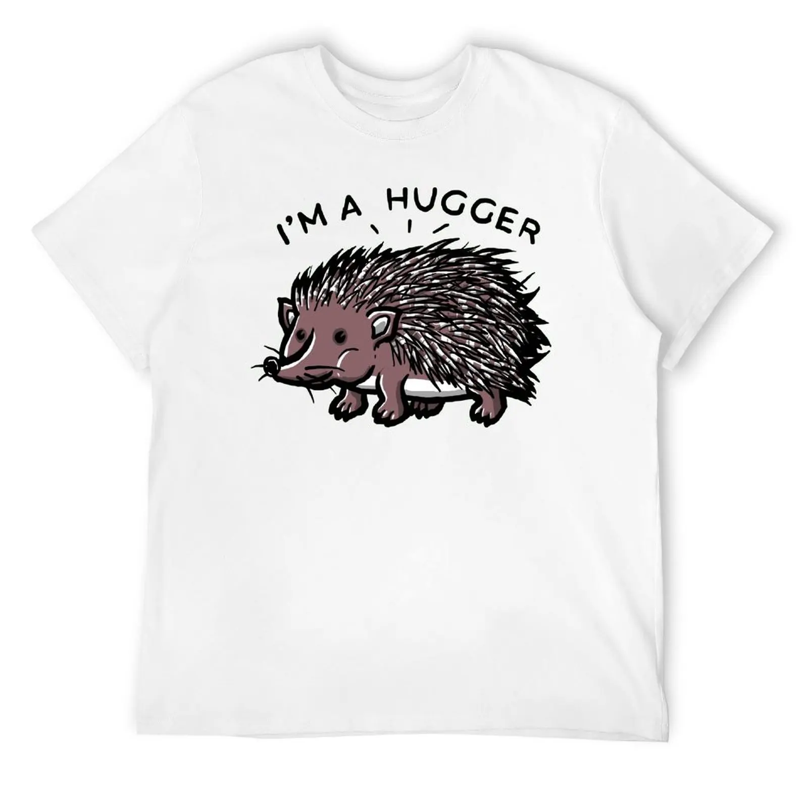 Round Neck Pet Day I M A Hugger Men's Triblend Arts T-shirt  Move Top Tee Unique Humor Leisure Eur Size