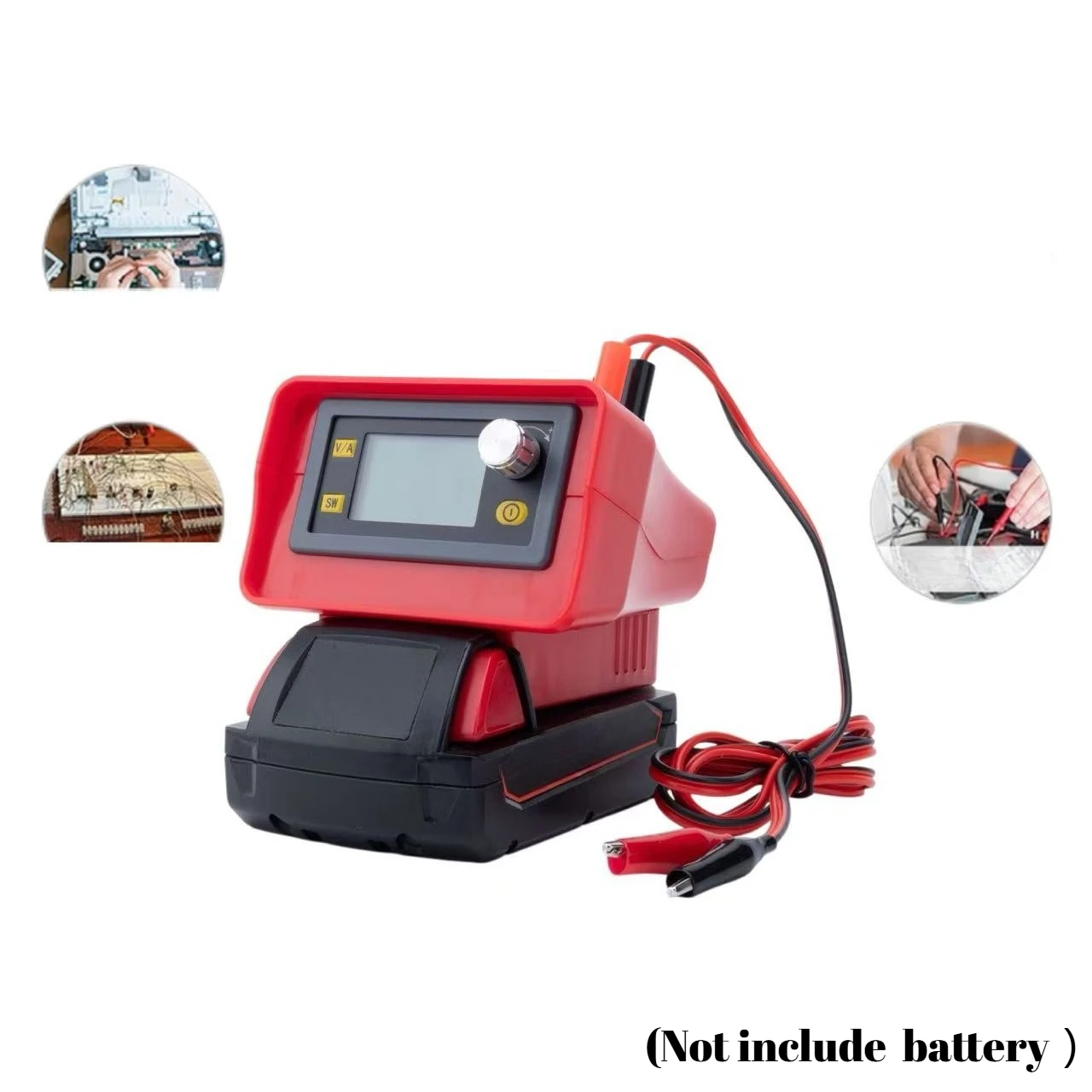 

Adjustable DC Power Supply Digital Display Maintenance Power Supply Meter for Mobile Phones and Computers For Milwaukee Batteery