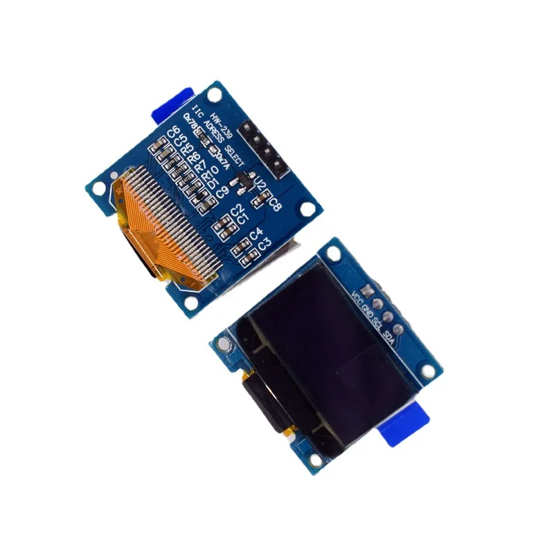 

Модуль OLED LCD HW-239 с диагональю 0,96 дюйма, белый, с интерфейсом IIC, 128*64