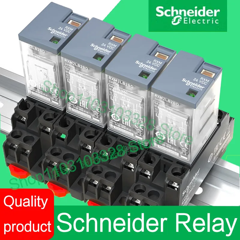 

Original genuine Schneider relay middle RXM2LB2BD/DC24V/220V V 4ab/p7 small AC 14 pin 8 pin RXM series