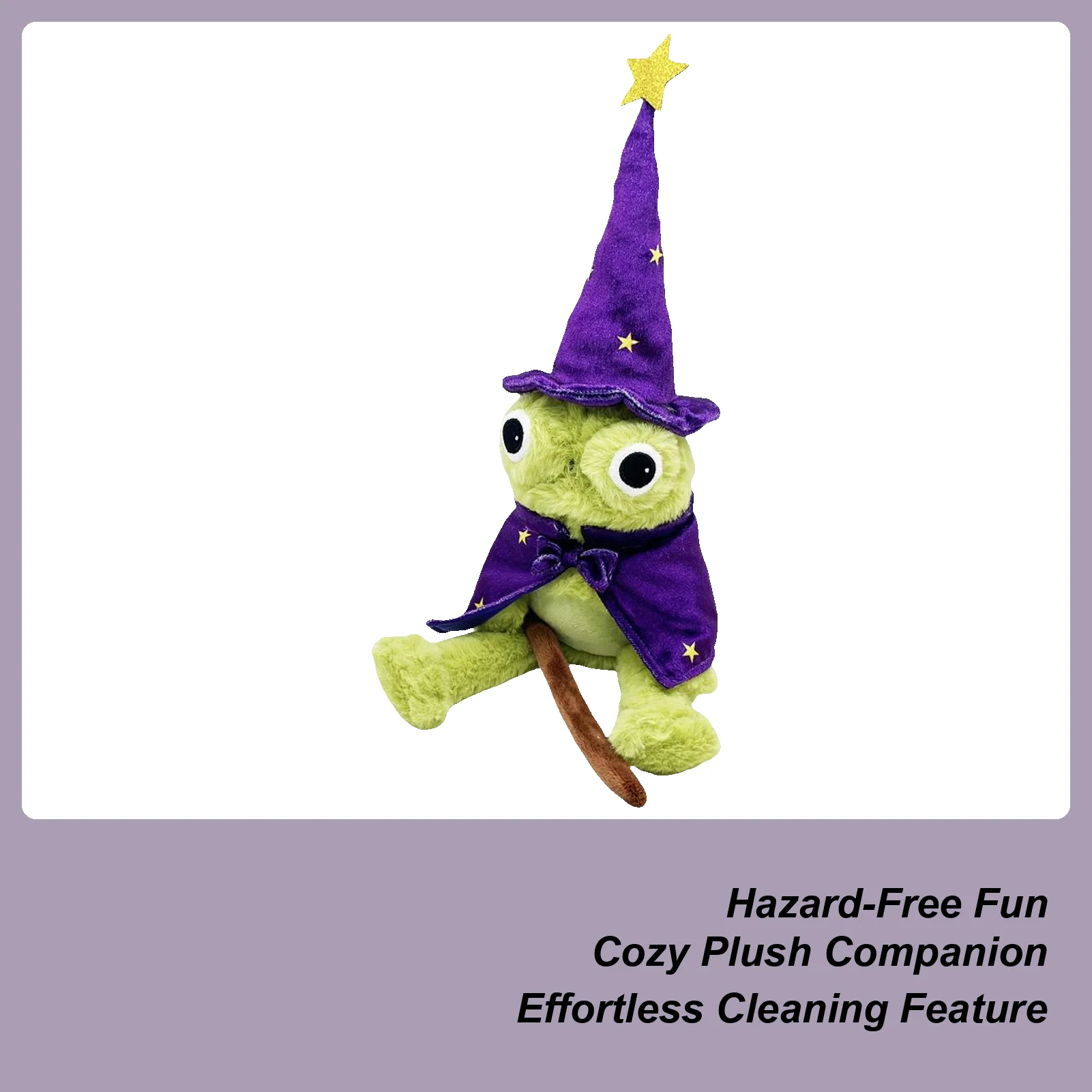 

For Moonlight Manor Frog Wizard Frog Stuffed Animal Garden Frog Stuffed Animals With Cloak Soft Collectible Pillow Toy For