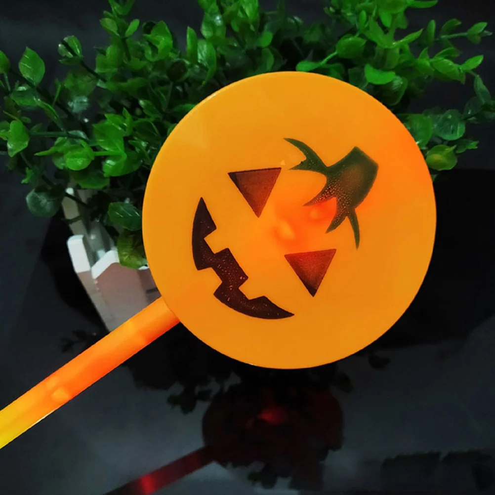 

3Pcs Star Glow Sticks Halloween Glow Pumpkin Ghost Light Stick Party Festival Concert Decoration Halloween Light Stick