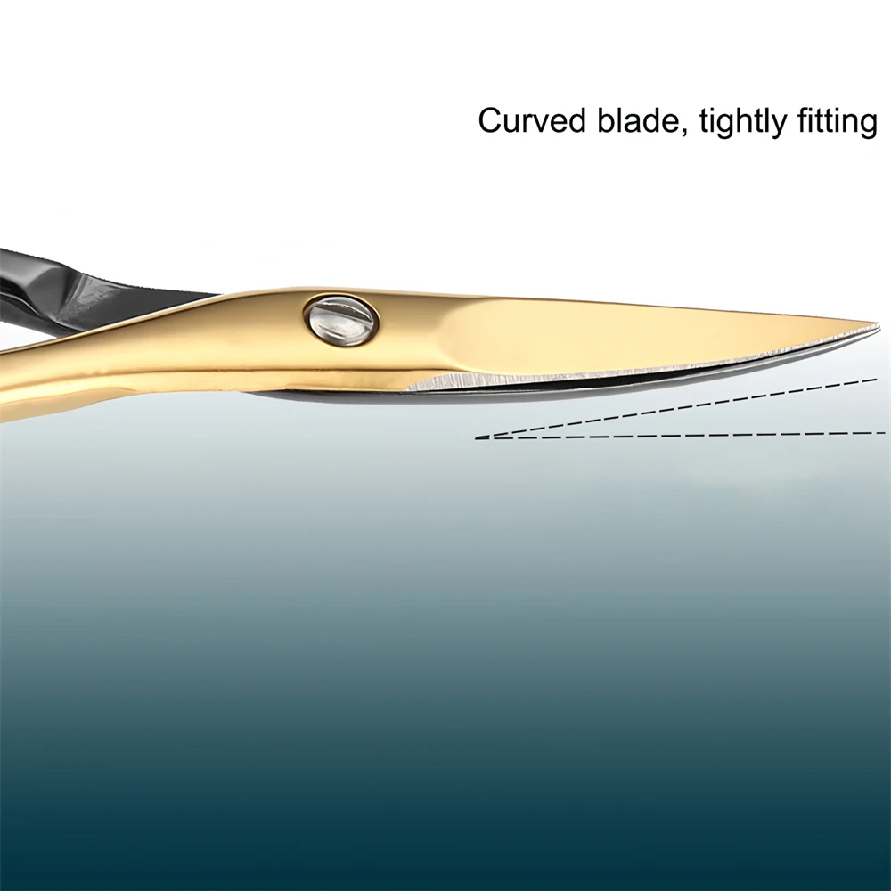 1PC，Eyebrow Scissors Professional Manicure Trimmer Hair Dead Skin Nose Hair Nail Art Tools Cuticule Cutter Professional Tool