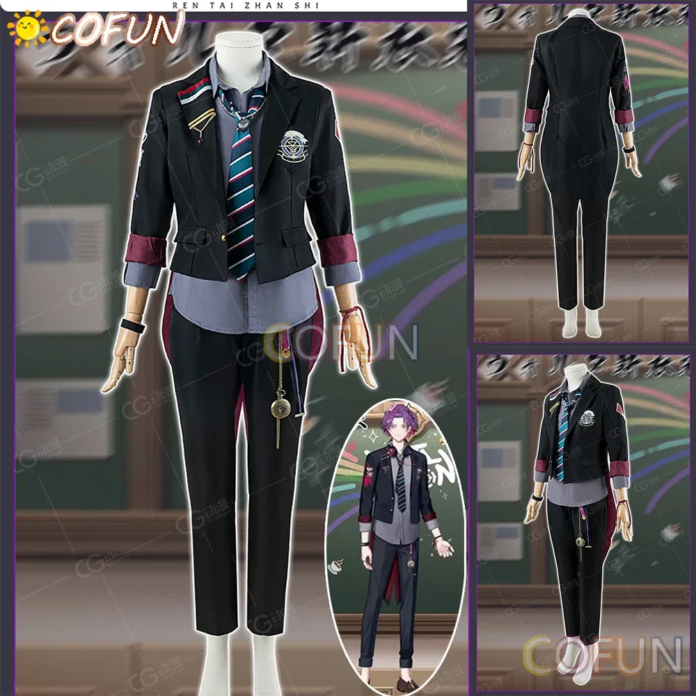 COFUN Vtuber VOLTACTION Half Anniversary Watarai Hibari Cosplay Costume Halloween Outfits Women Men New Suit Uniform