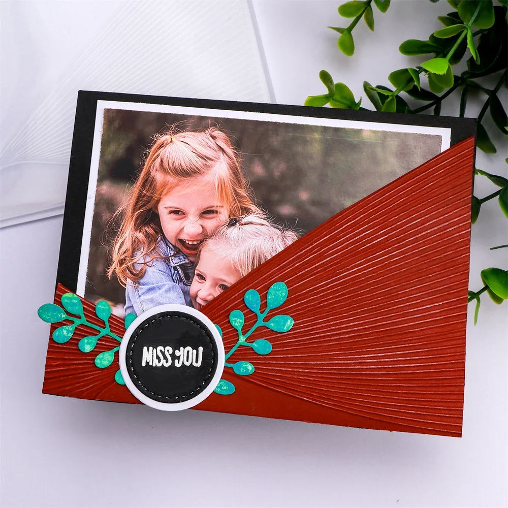 3D Embossing Folder Wavy Line Christmas Tree Decor Spider Web Background For Add Textured Detail to Paper Craft Project Making