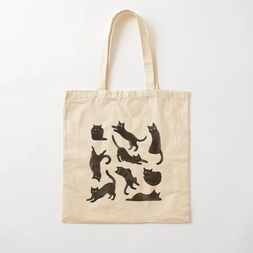 Black Cat Tote Bag Gift bags cute tote canvas free delivery bags Canvas