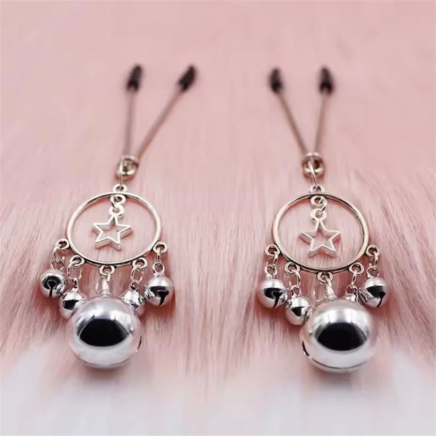 جرس الثدي كليب الحلمة كليب SM أنثى الحلمة تدليك المشابك البظر تحفيز الكبار لعبة الجنس للنساء أداة التدريب #1