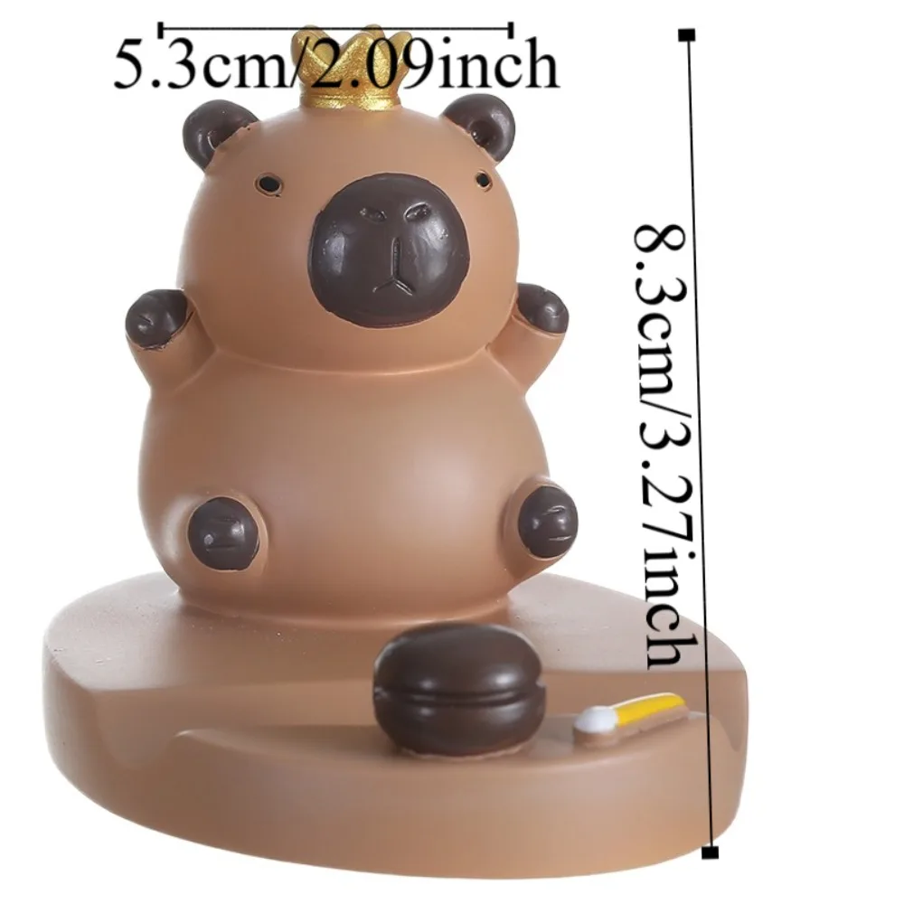 Penyangga Ponsel Model Capybara, Penyangga Handphone Hewan Capybara, Dekorasi Meja Kartun, Bracket Ponsel Capybara
