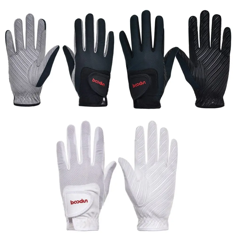 Guantes de gamuza para montar a caballo, resistentes al desgaste, ligeros, antideslizantes, cómodos guantes de equitación deportiva